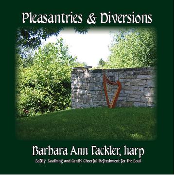 Pleasantries & Diversions - solo harp CD