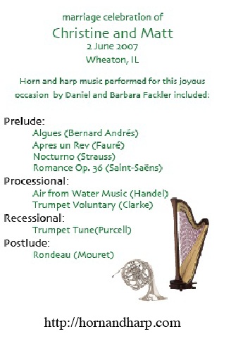 Ohio harpist serving Fairlawn, Montrose, Wadsworth, Hartille, Massilon, Seville, Alliance Ohio