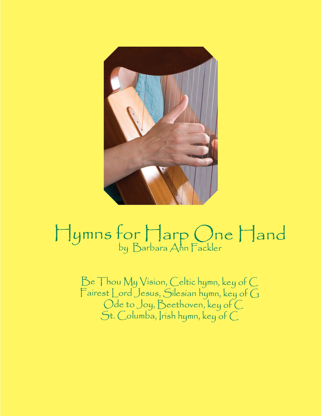 free sheet music ~ harp one hand